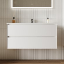 Тумба под раковину Sancos Cento 100 CN100W подвесная Белый глянец