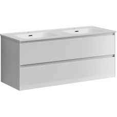 Тумба под раковину Sancos Cento 120 CN120-2W подвесная Белый глянец