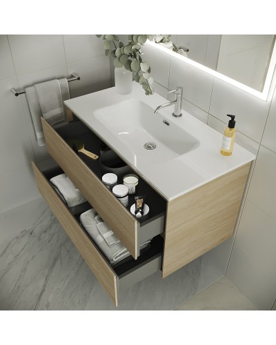 Тумба под раковину Sancos Cento 120 CN120-1KE подвесная Карпатская ель