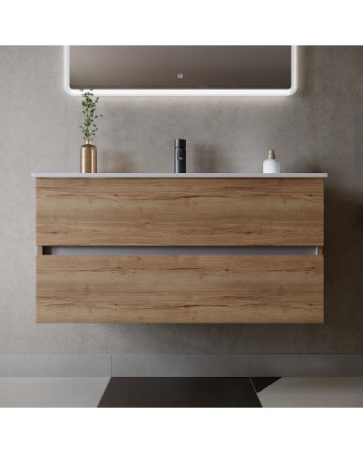 Тумба под раковину Sancos Urban 100 UR100EG подвесная Дуб Галифакс натуральный