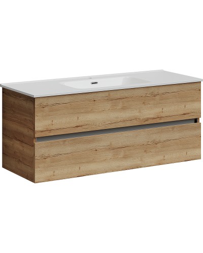 Тумба под раковину Sancos Urban 120 UR120-1EG подвесная Дуб Галифакс натуральный