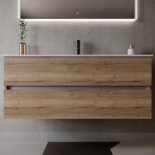 Тумба под раковину Sancos Urban 120 UR120-1EG подвесная Дуб Галифакс натуральный