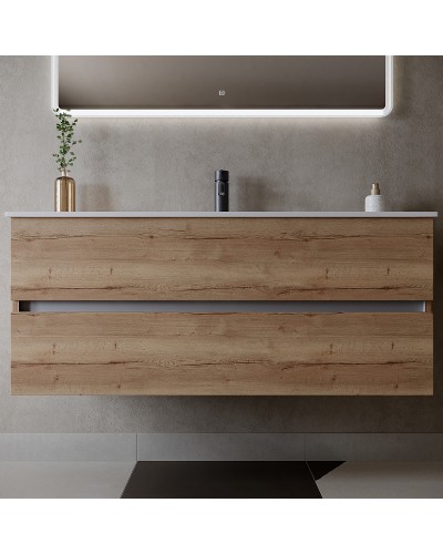 Тумба под раковину Sancos Urban 120 UR120-1EG подвесная Дуб Галифакс натуральный