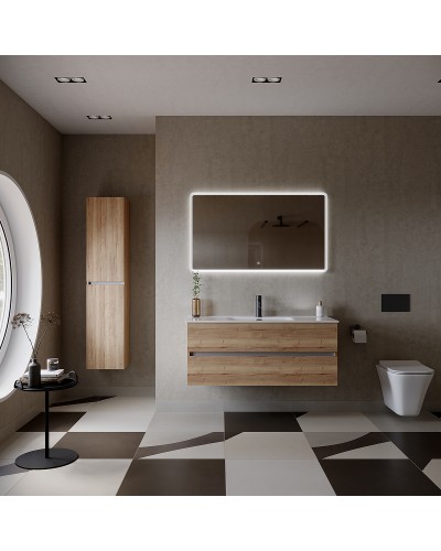 Тумба под раковину Sancos Urban 120 UR120-1EG подвесная Дуб Галифакс натуральный