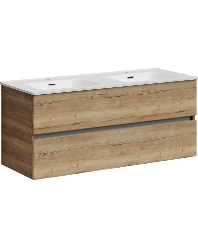 Тумба под раковину Sancos Urban 120 UR120-2EG подвесная Дуб Галифакс натуральный