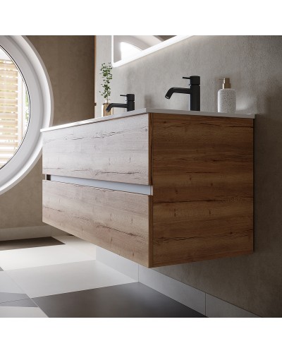 Тумба под раковину Sancos Urban 120 UR120-2EG подвесная Дуб Галифакс натуральный