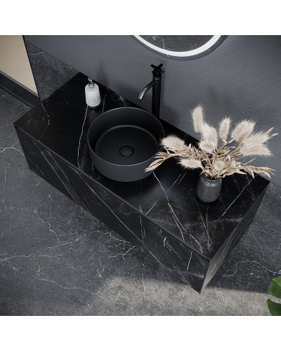 Тумба под раковину Sancos Stone 120 ST120NM подвесная Nero Marquina