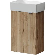 Тумба под раковину Sancos Mini 37 L MN35EGL подвесная Дуб Галифакс натуральный