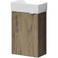 Тумба под раковину Sancos Mini 37 L MN35ECHL подвесная Дуб чарльстон