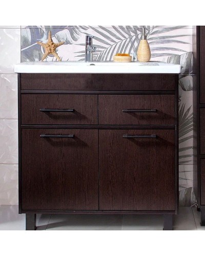 Тумба под раковину Бриклаер Чили 90 4627125415128 Венге