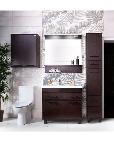 Тумба под раковину Бриклаер Чили 90 4627125415128 Венге