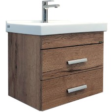 Тумба с раковиной Comforty Никосия 60П 00-00008853 подвесная Дуб темный
