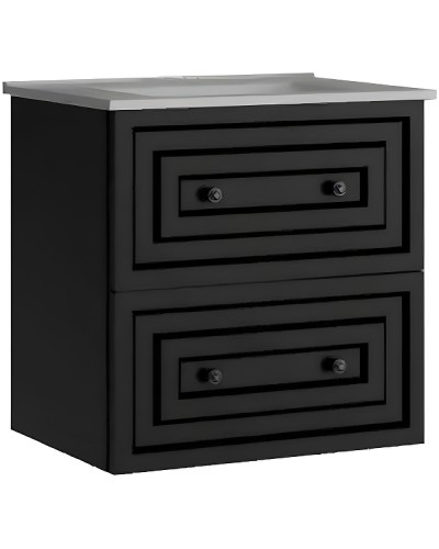 Тумба с раковиной Creavit Kayra 60 KY0060.42.MAN подвесная Антрацит