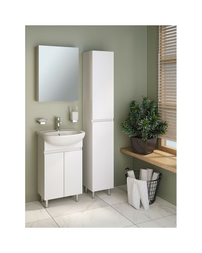 Тумба под раковину Runo Лада 50 00-00001162 Белая