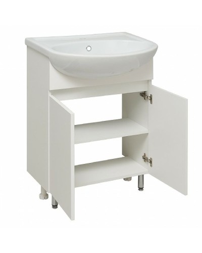 Тумба под раковину Runo Лада 60 00-00001163 Белая
