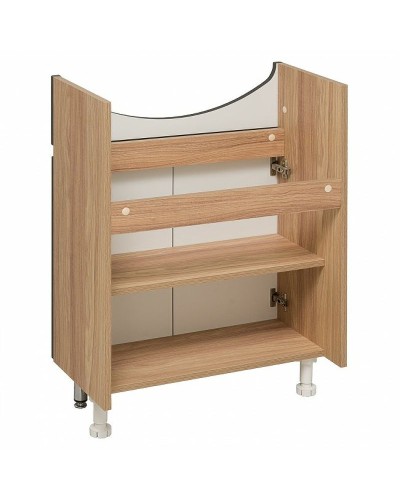 Тумба под раковину Runo Лада 60 00-00001165 Дуб серый Графит