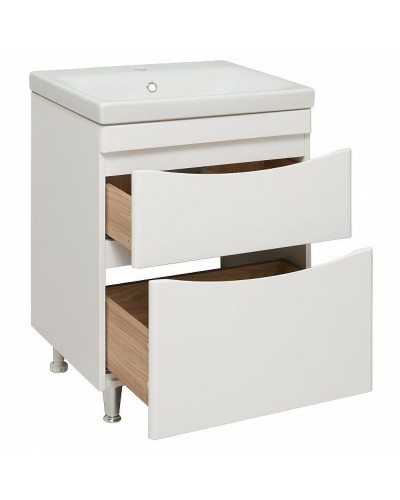 Тумба под раковину Runo Афина 60 00-00001169 Белая