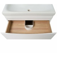 Тумба под раковину Runo Афина 80 00-00001170 Белая