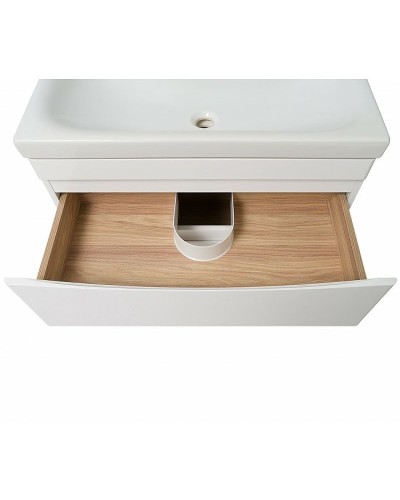 Тумба под раковину Runo Афина 80 00-00001170 Белая