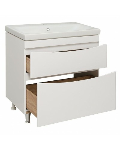Тумба под раковину Runo Афина 80 00-00001170 Белая