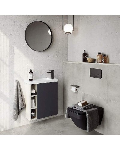 Корпус тумбы под раковину Aqwella Alba 60 R ALB0106RLS подвесной Камень натуральный