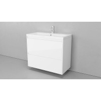 Тумба под раковину Velvex Klaufs 90 tpKLA.90.2Y-616.216 подвесная Белая