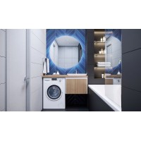 Тумба под раковину Velvex Klaufs 56 tpKLA.56.50.1Y-617.216 подвесная Шатанэ Белая