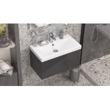 Тумба под раковину Velvex Edge 70 tpEDG.70.1Y-231 подвесная Графит