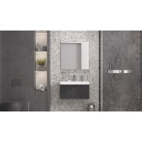 Тумба под раковину Velvex Edge 70 tpEDG.70.1Y-231 подвесная Графит