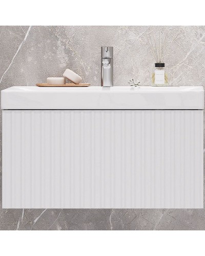 Тумба под раковину Velvex Compo 70 tpCOM.70.1Y-21 подвесная Белая