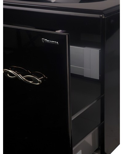 Тумба под раковину Bellezza Версаль 80 4631113130047 подвесная Черная