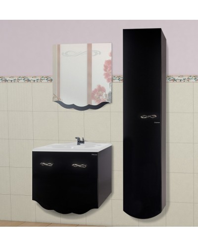 Тумба под раковину Bellezza Версаль 80 4631113130047 подвесная Черная