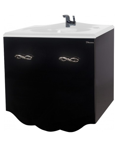 Тумба под раковину Bellezza Версаль 90 4631115130045 подвесная Черная