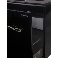 Тумба под раковину Bellezza Версаль 90 4631115130045 подвесная Черная