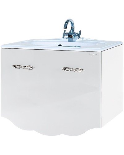 Тумба под раковину Bellezza Версаль 90 4631115130014 подвесная Белая