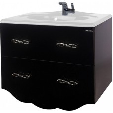 Тумба под раковину Bellezza Версаль 90 4631115270048 подвесная Черная