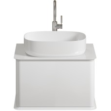 Тумба под раковину Creto Stella 60 16-CRE35/60/ подвесная Белая глянцевая