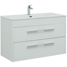 Тумба под раковину Aquanet Августа 100 277509 подвесная Белый глянец