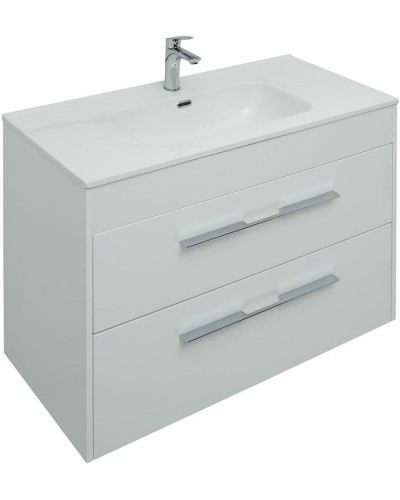 Тумба под раковину Aquanet Августа 100 277509 подвесная Белый глянец