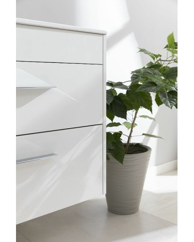 Тумба под раковину Aquanet Августа 100 277509 подвесная Белый глянец