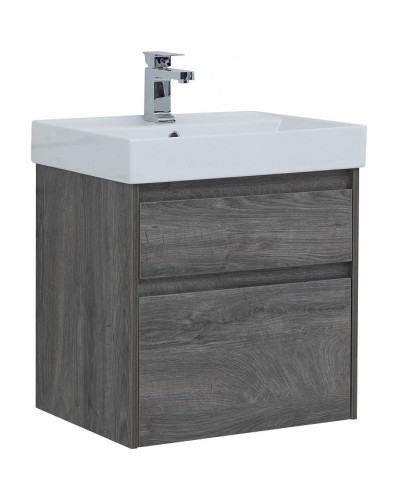 Тумба с раковиной Aquanet Nova Lite 60 245241 подвесная Дуб рошелье