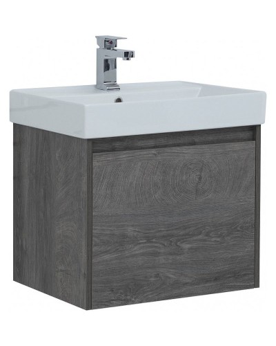 Тумба с раковиной Aquanet Nova Lite 60 245239 подвесная Дуб рошелье