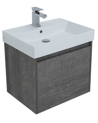 Тумба с раковиной Aquanet Nova Lite 60 245239 подвесная Дуб рошелье