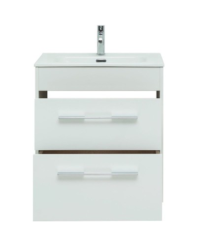 Тумба под раковину Aquanet Августа 60 277507 подвесная Белый глянец