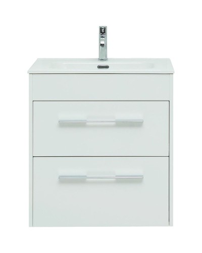 Тумба под раковину Aquanet Августа 60 277507 подвесная Белый глянец