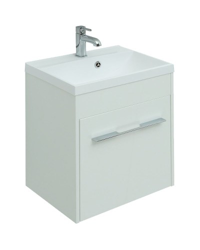 Тумба под раковину Aquanet Августа 50 274140 подвесная Белый глянец