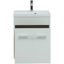 Тумба под раковину Aquanet Августа 50 274140 подвесная Белый глянец