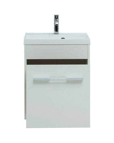 Тумба под раковину Aquanet Августа 50 274140 подвесная Белый глянец