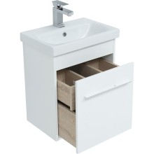 Тумба под раковину Aquanet Августа 50 274015 подвесная Белый глянец