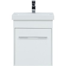 Тумба под раковину Aquanet Августа 50 274015 подвесная Белый глянец